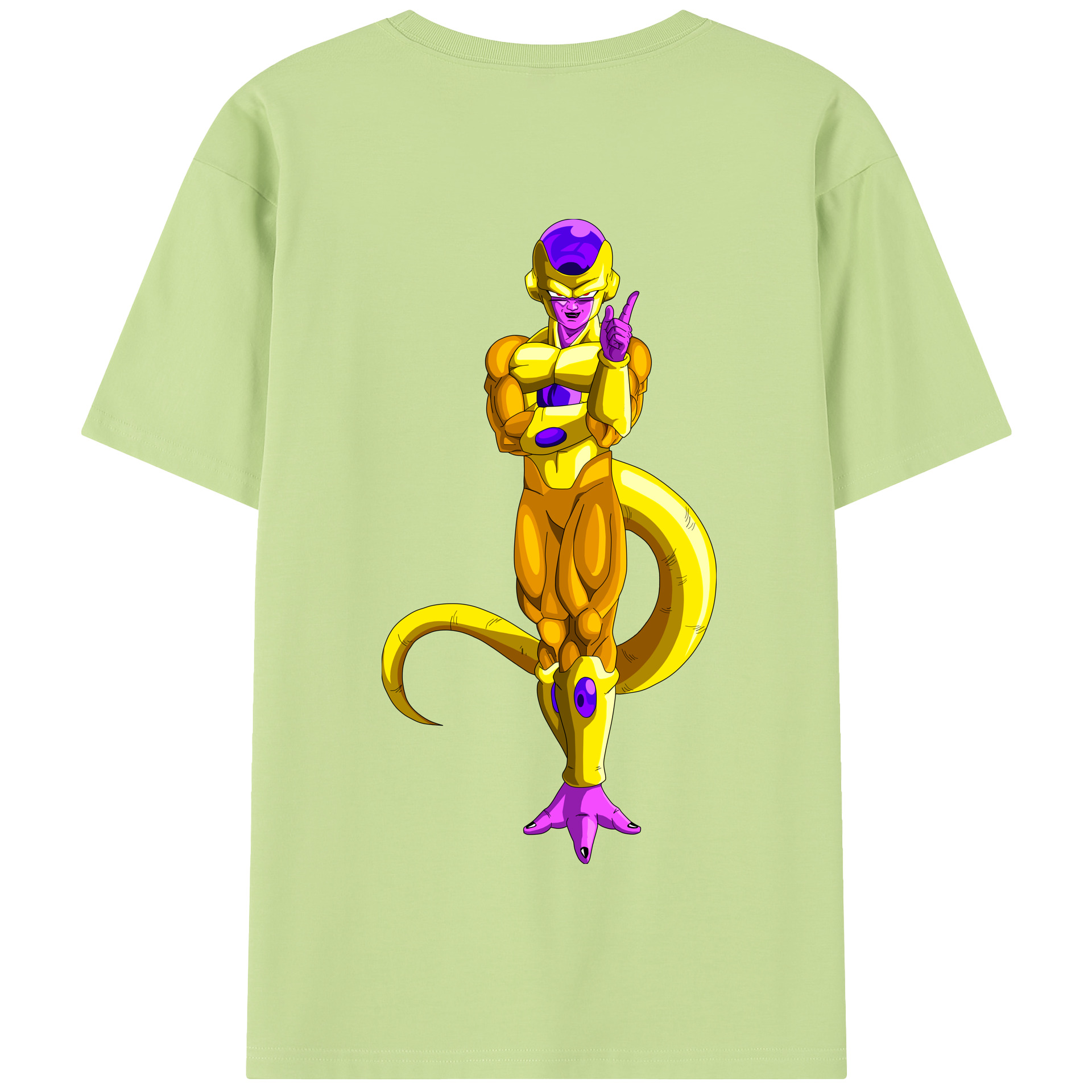 （画像用） ドラゴンボール フリーザ DRAGON BALL Frieza 綿100％半袖Tシャツ（背面プリント）